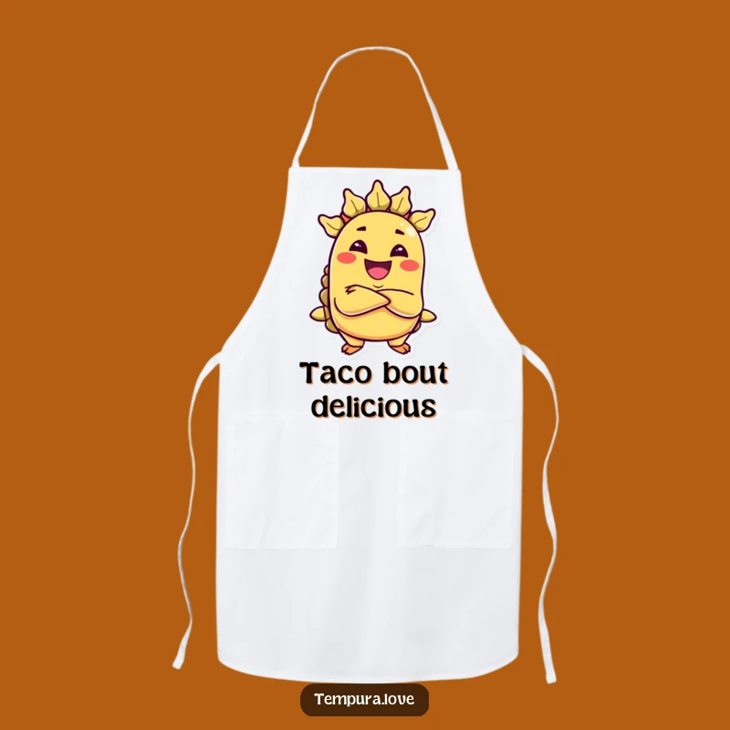 Funny Mischievous Taco Apron: Cook Up Fun with Fiesta Flair