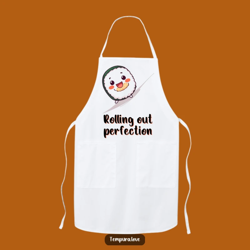 Funny Sushi Roll Apron: Cook with Rolling Fun and Flavor