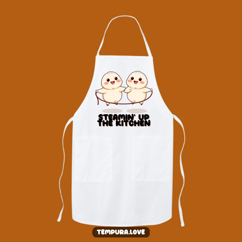 Funny Dumpling Skipping Apron: Cook with Joy and Cute Charm