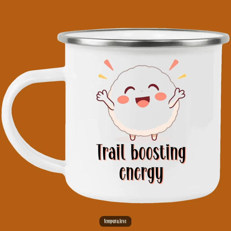 Adventure Funny Rice Ball Cheer Camping Mug: Fuel Your Fun!