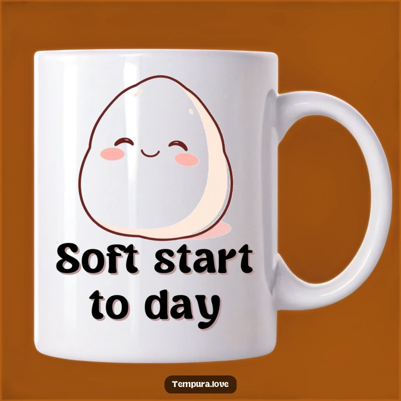 Funny Happy Mochi Mug: Rolling with Glee for a Hilarious Treat
