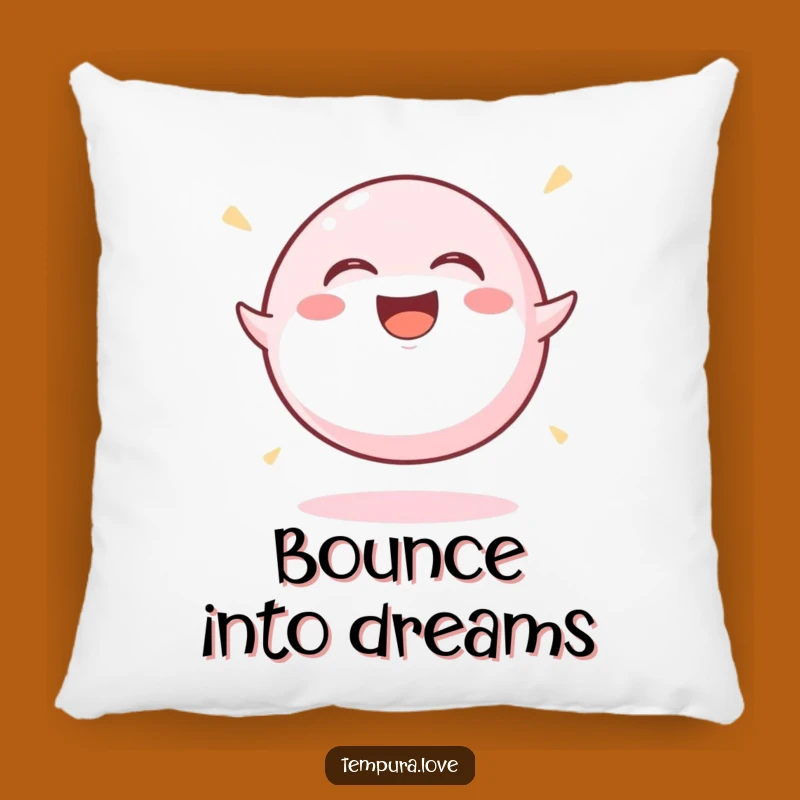 Funny Mochi Ball Bouncing Pillow: Cozy Cartoon Comfort. The Perfect Hilarious Gift for Sweet Fans