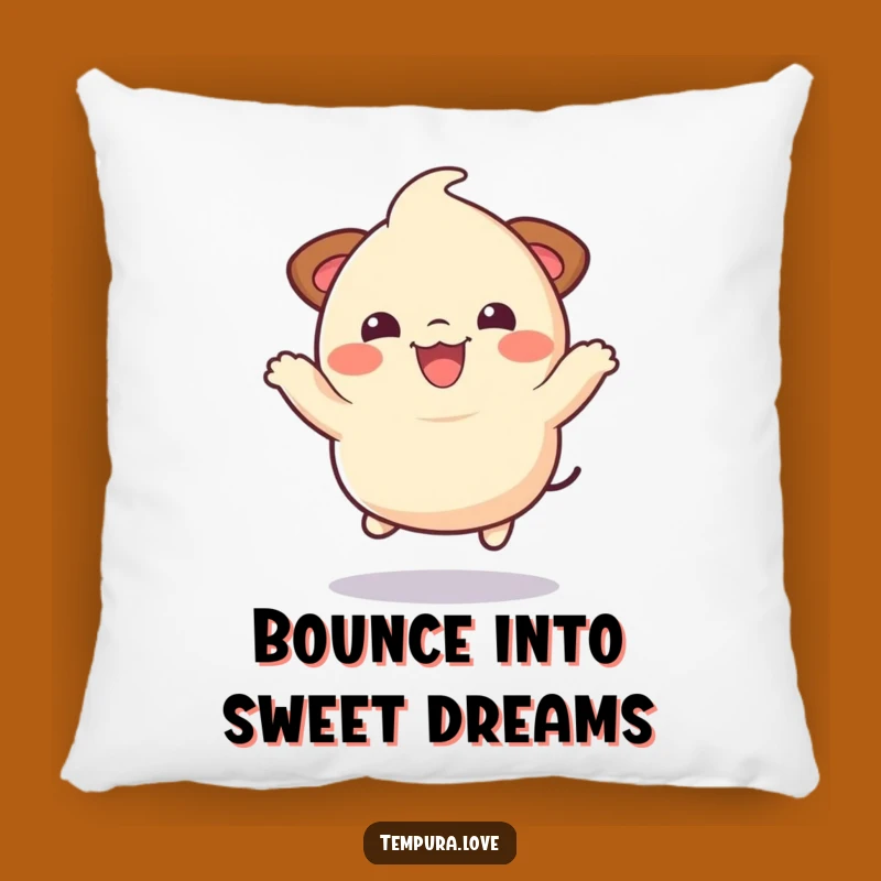 Funny Dumpling Pillow: Cozy Jumping Cushion, Hilarious Comfort Gift