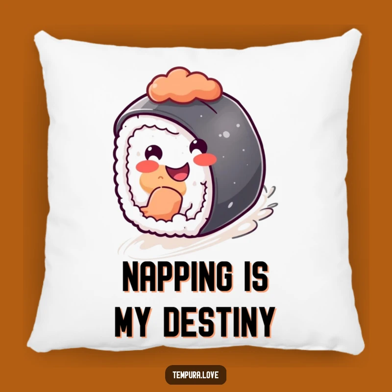 Funny Sushi Pillow: Cozy Rolling Cushion, Hilarious Comfort Gift