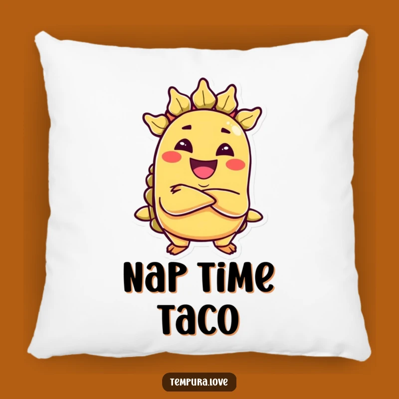 Funny Mischievous Taco Pillow: Cozy Comfort with a Fiesta Touch