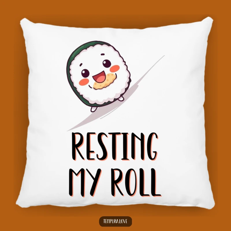 Funny Sushi Roll Pillow: Cozy Comfort with a Rolling Smile