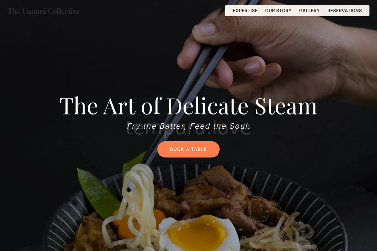Steam Japanese Food