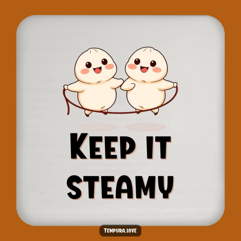 Funny Dumpling Skipping Coaster: Protect Surfaces with Playful Charm