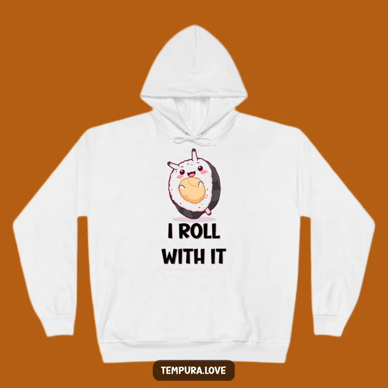 Funny Sushi Sommelier Hoodie: Cozy Comfort and Hilarious Cartoons for Foodie Fans. Warm Gift