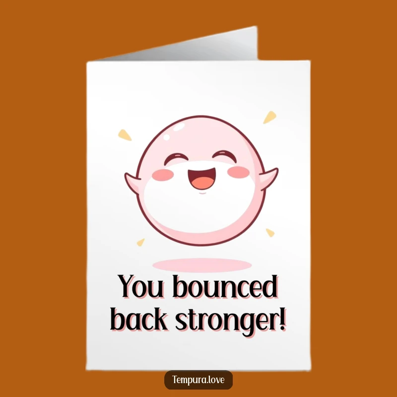Free Printable Congrats Card: Joyful Mochi Bounce - Downloadable Celebration!