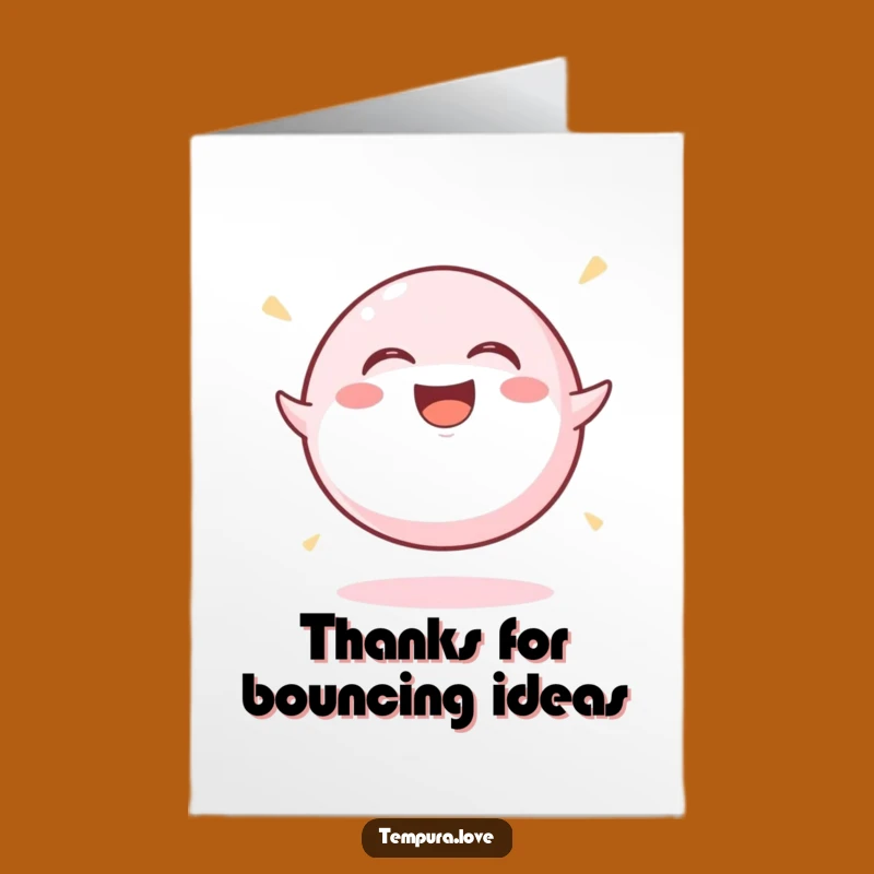 Free Printable Thank You Card: Mochi's Joyful Bounce - Hilarious Downloadable!