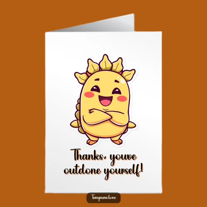 Humorous Free Printable Thank You Card: Mischievous Taco Gratitude Downloadable