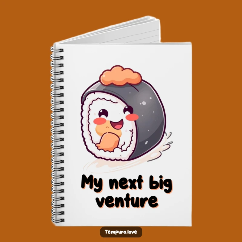 Funny Sushi Notebook: Rolling Journal, Hilarious Foodie Gift