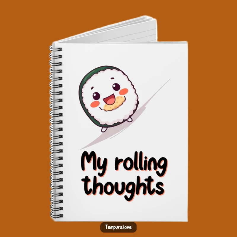 Funny Sushi Roll Notebook: Jot Down Ideas with Rolling Enthusiasm