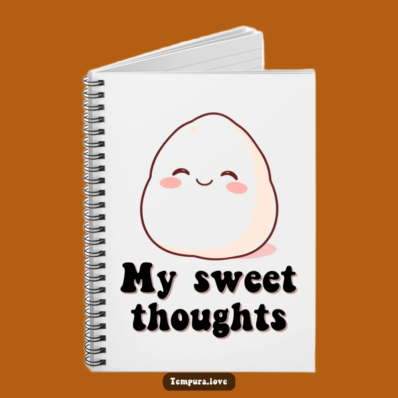 Funny Happy Mochi Notebook: Rolling Glee Pages for Your Sweet Ideas