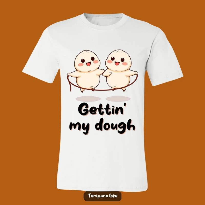 Funny Dumpling Skipping T-Shirt: Wear Your Love for Cute Food