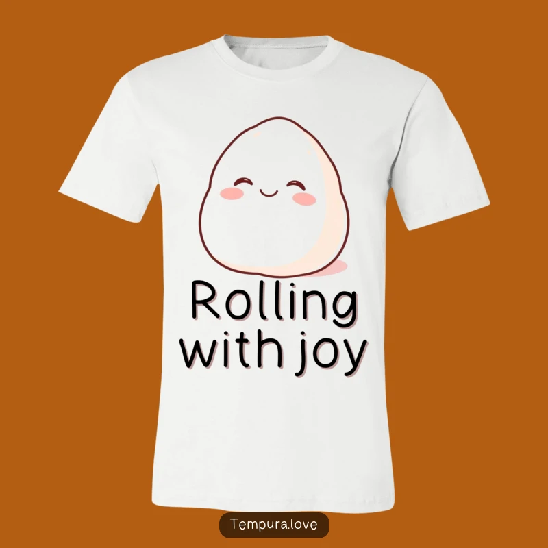 Funny Happy Mochi T-Shirt: Rolling with Glee for a Humorous & Cute Look